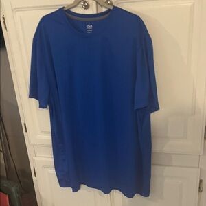 Athletic Works Men's Vibrant Blue Short Sleeve Tee